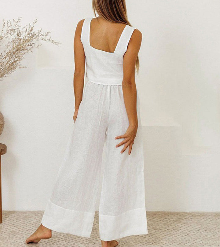 Megan - Minimalistisches Top und Schlaghose