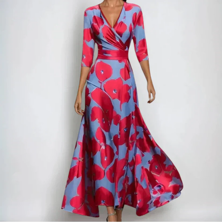 Emily | Elegantes Blumen Kleid