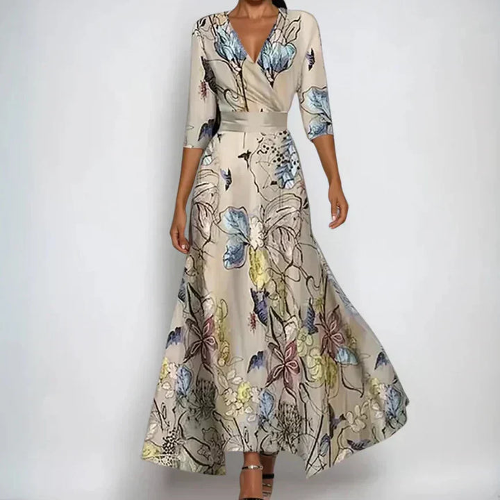 Emily | Elegantes Blumen Kleid