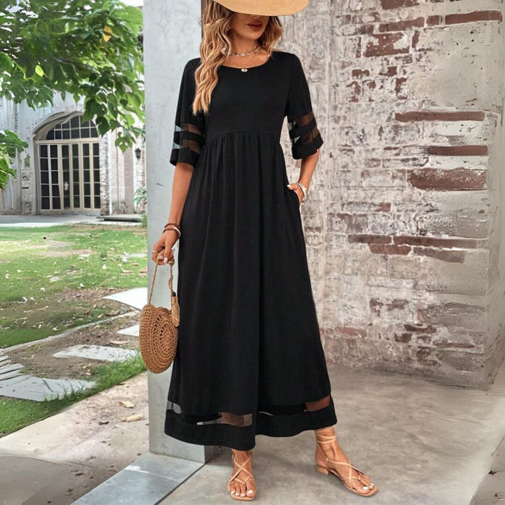 Aubrey™ – Midi-Kleid, das den Bauch schmeichelt und glättet
