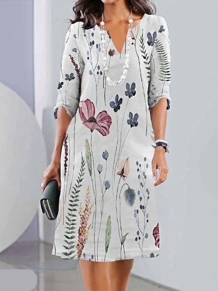 ELEANOR | FLORALROBE MIT STUFEN