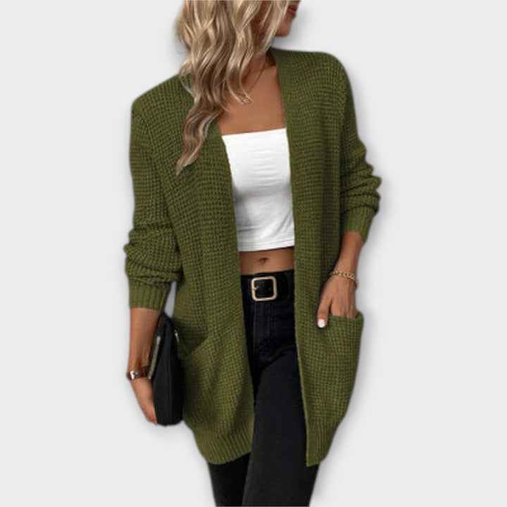 Nancy - Lässiger schwarzer Cardigan
