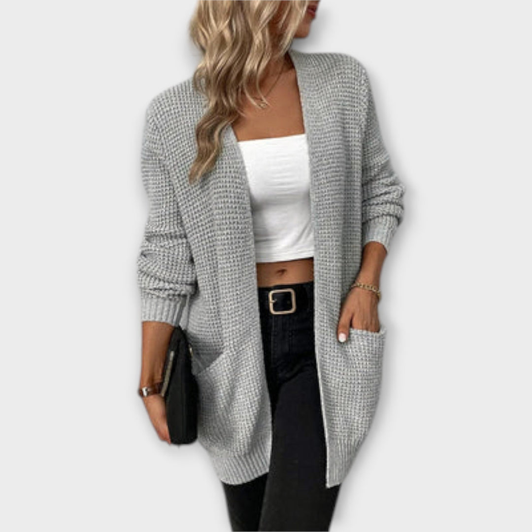 Nancy - Lässiger schwarzer Cardigan