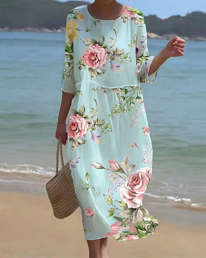 Keely | Kleid Sonnenuntergangsblume