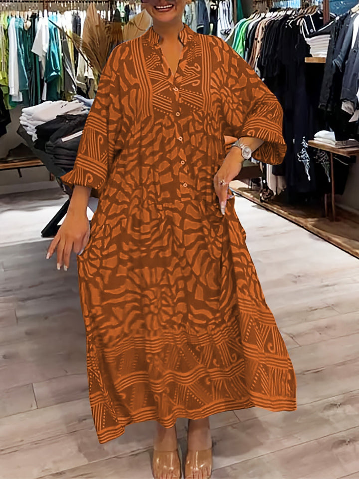 Carmilla - Lebendige Bedruckte Robe