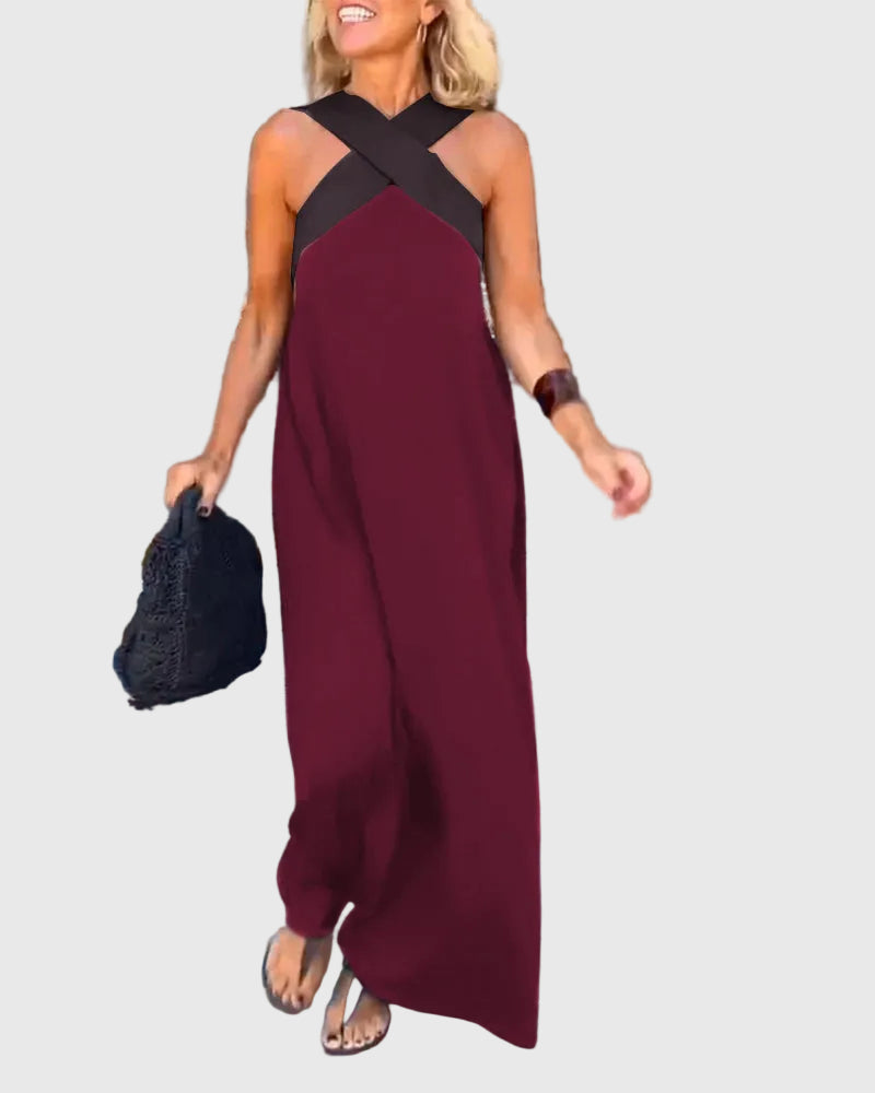 Elena | Maxi Kleid Fluid und Elegant