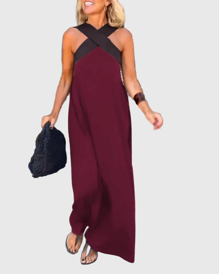 Elena | Maxi Kleid Fluid und Elegant