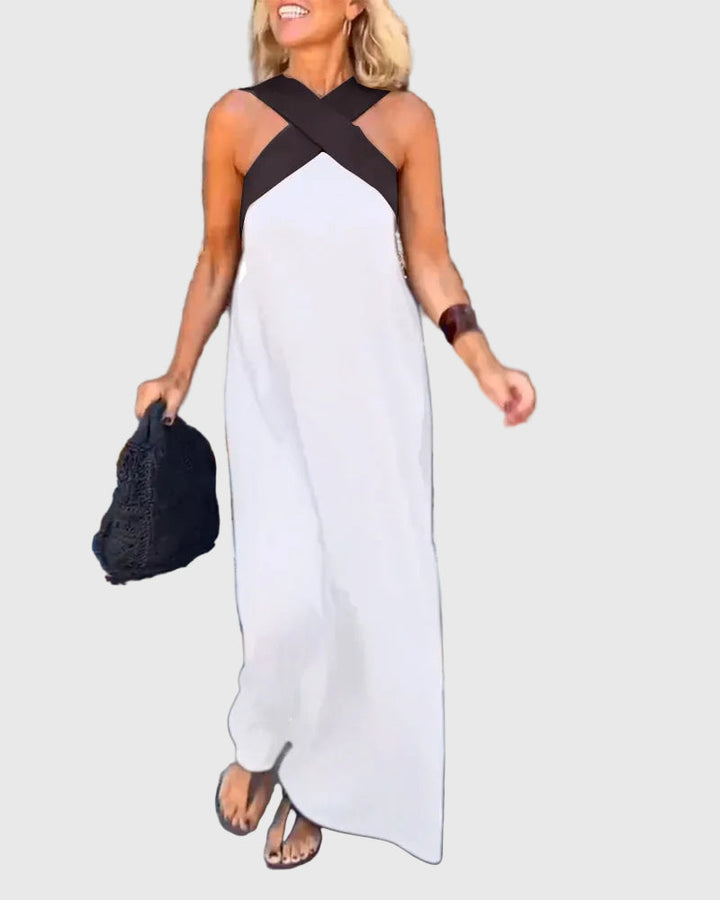 Elena | Maxi Kleid Fluid und Elegant