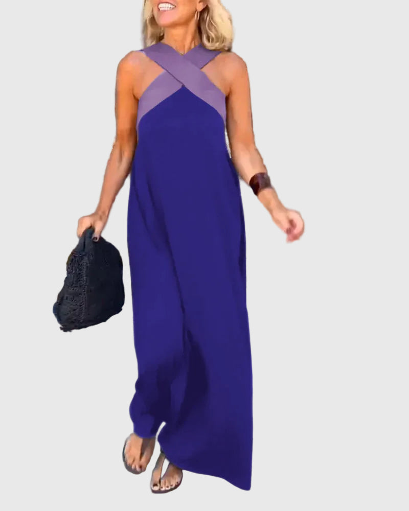 Elena | Maxi Kleid Fluid und Elegant
