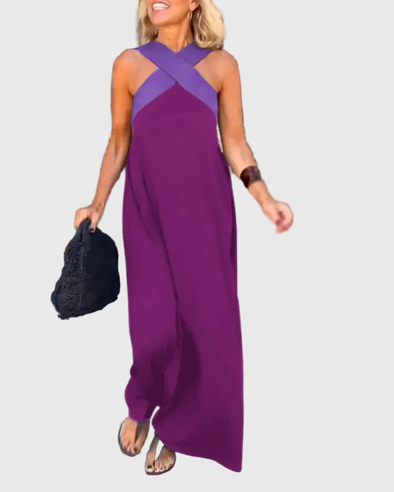 Elena | Maxi Kleid Fluid und Elegant