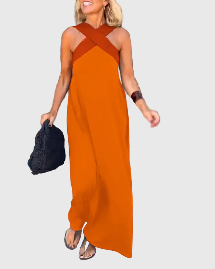 Elena | Maxi Kleid Fluid und Elegant