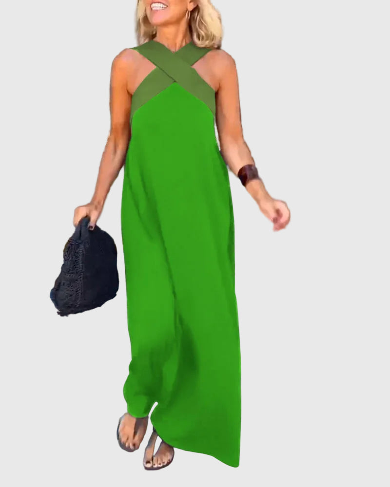 Elena | Maxi Kleid Fluid und Elegant