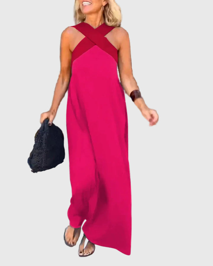 Elena | Maxi Kleid Fluid und Elegant