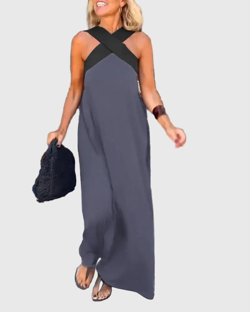 Elena | Maxi Kleid Fluid und Elegant