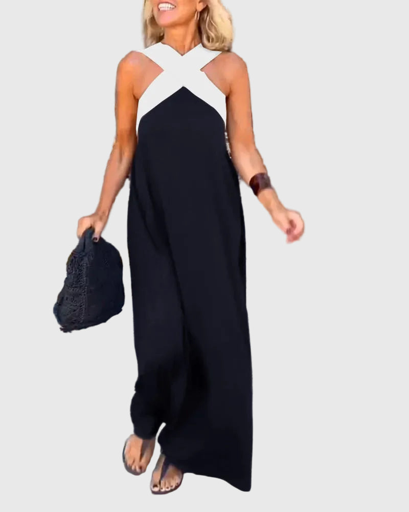Elena | Maxi Kleid Fluid und Elegant