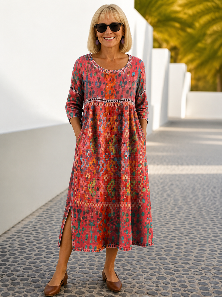 Gracie | Midikleid mit Print