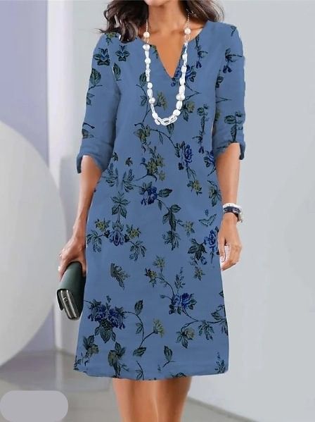 ELEANOR | FLORALROBE MIT STUFEN