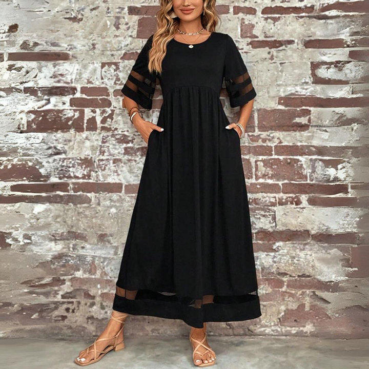 Aubrey™ – Midi-Kleid, das den Bauch schmeichelt und glättet