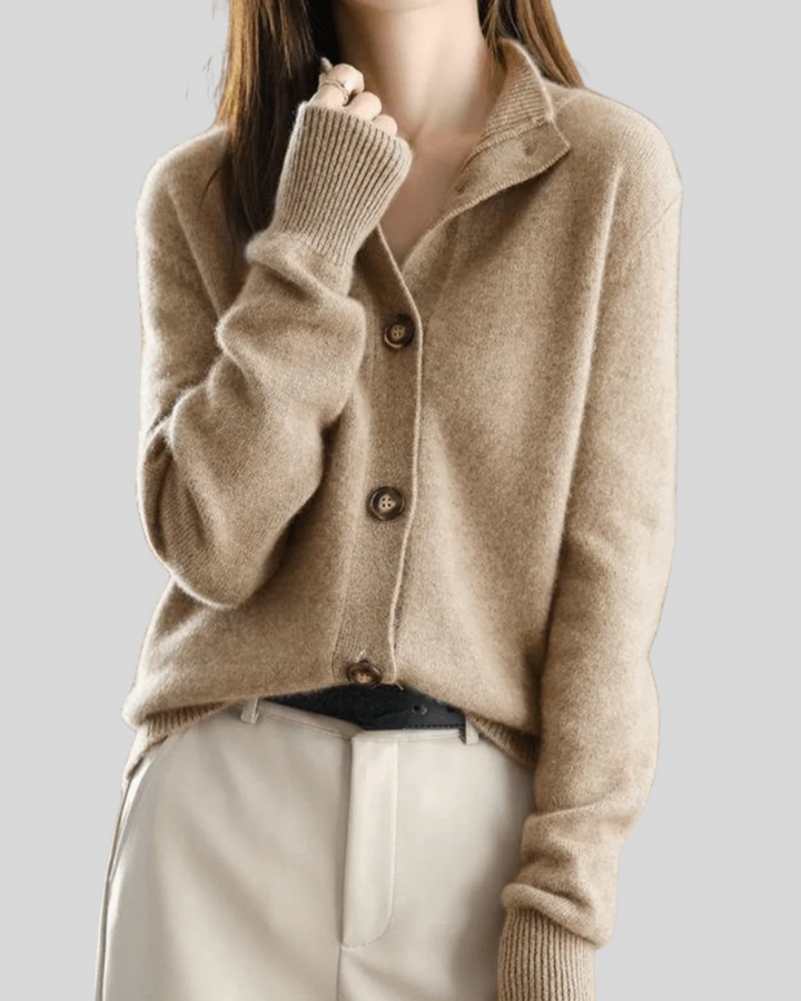 Claire | Cashmere Cardigan im Retro-Stil