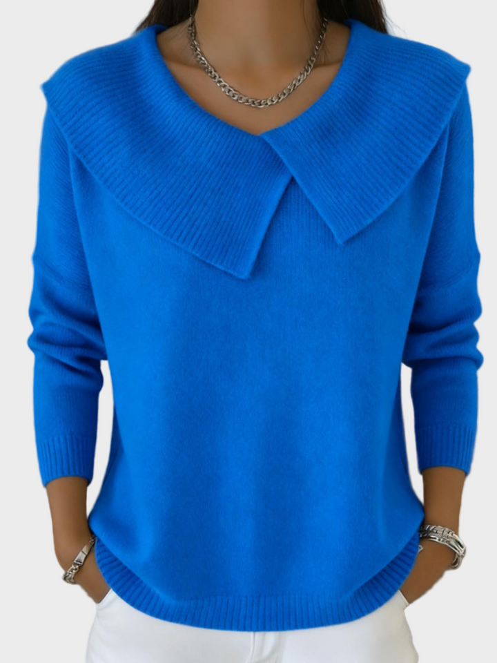Lucia - Warmer Pullover mit weichem Kragen