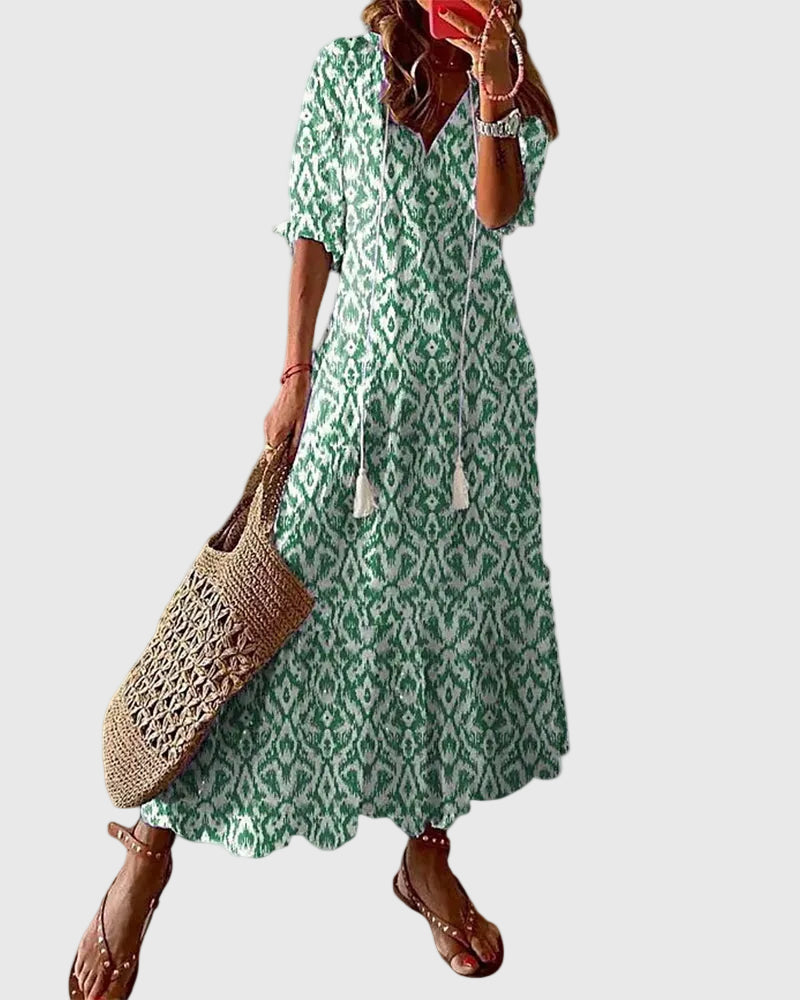 Amalia | Maxikleid Vintage Boho Sommer
