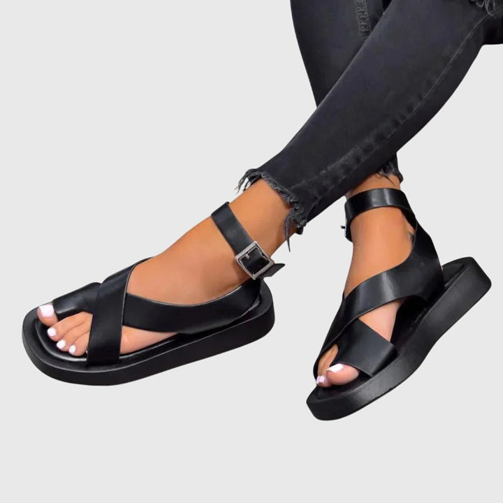 Bria - Dicke Plateausandalen