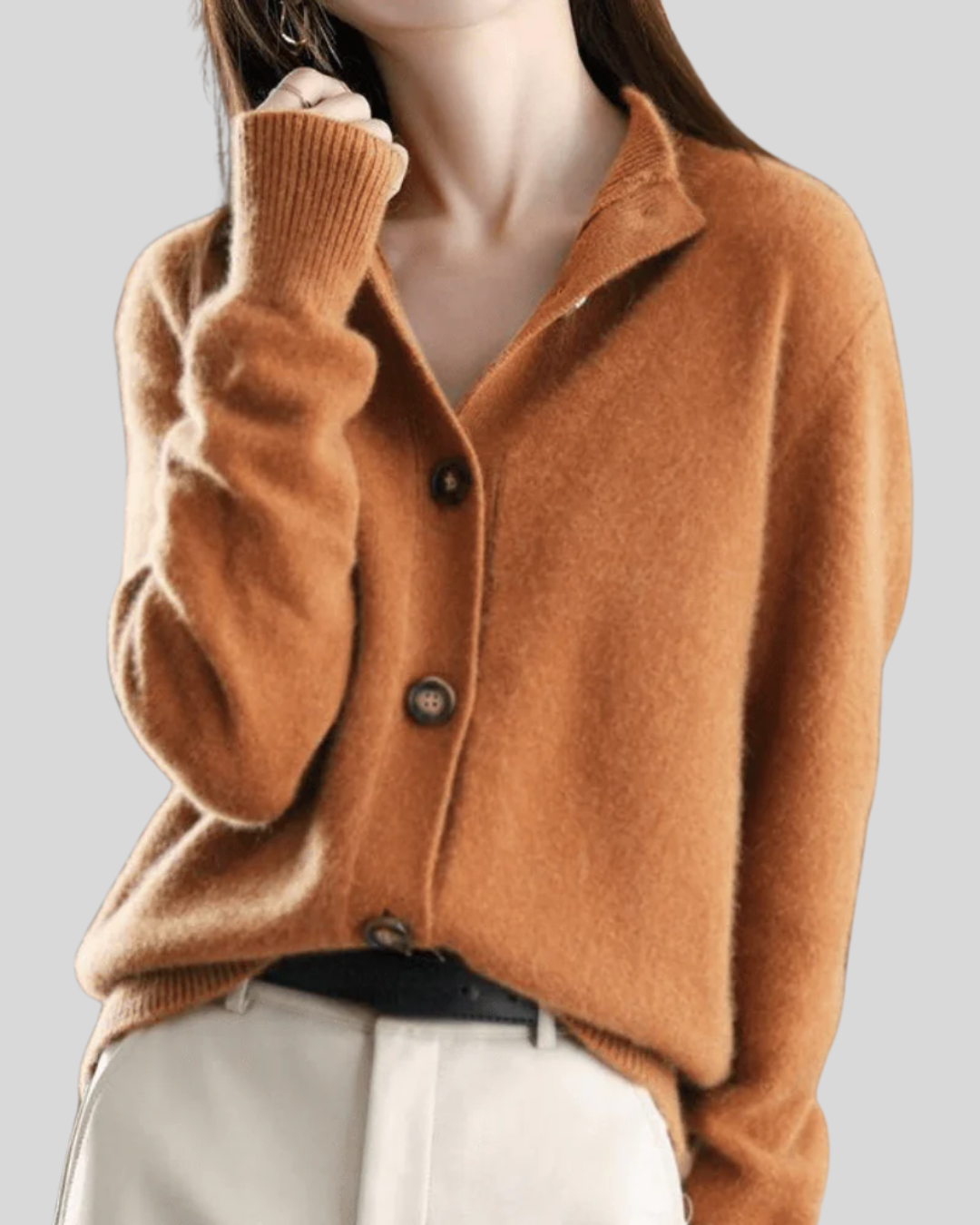 Claire | Cashmere Cardigan im Retro-Stil