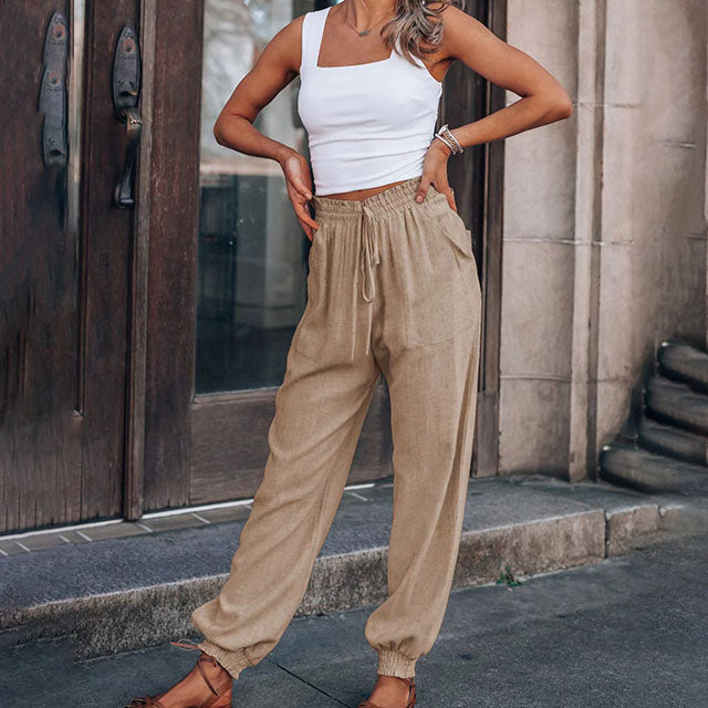 Kaeli – Elegante Jogginghosen mit Kordelzug
