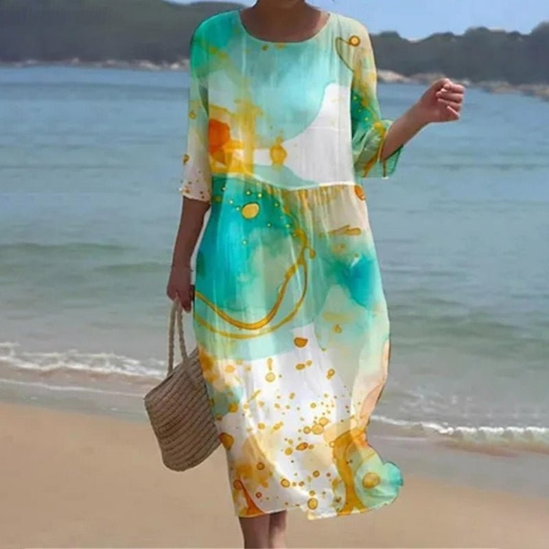 Keely | Kleid Sonnenuntergangsblume