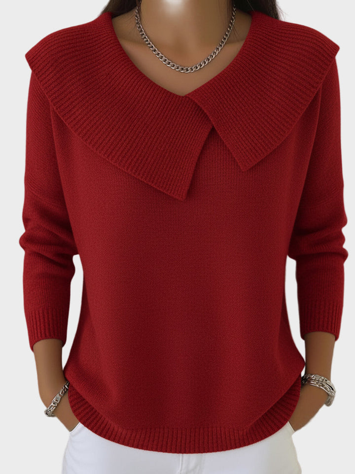 Lucia - Warmer Pullover mit weichem Kragen