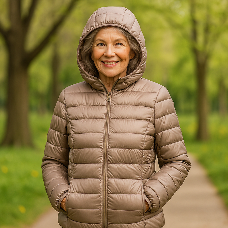 Ingrid | Übergangsjacke, Champagner