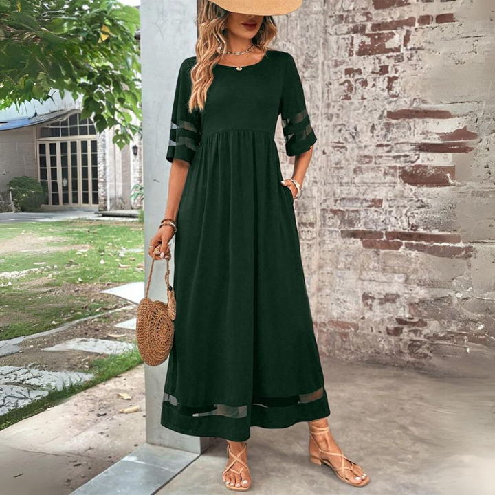 Aubrey™ – Midi-Kleid, das den Bauch schmeichelt und glättet