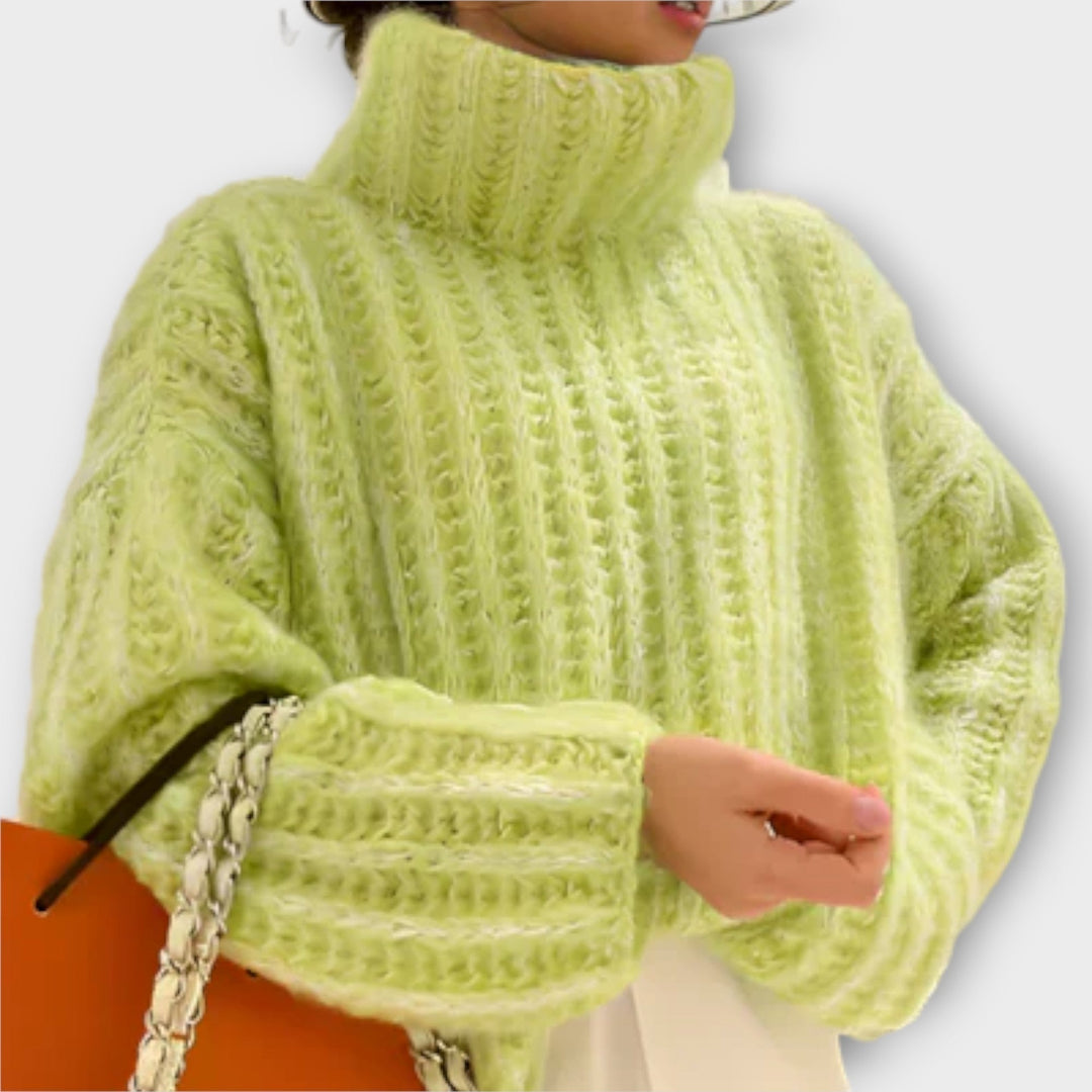 Paulina - Weicher weißer Hoodie mit langen Ärmeln