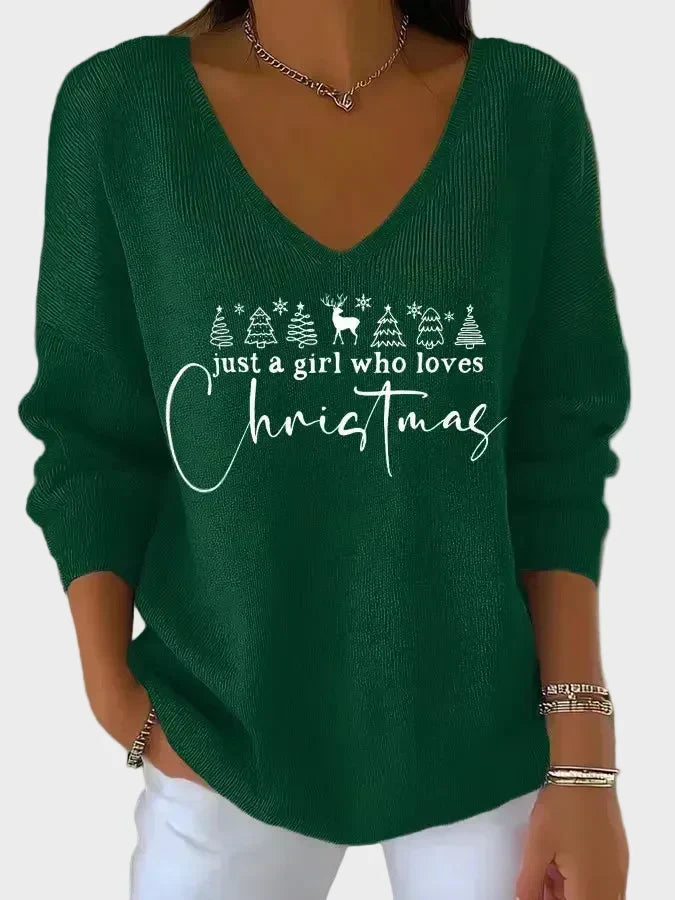 Nancy - Eleganter Weihnachts-Pullover