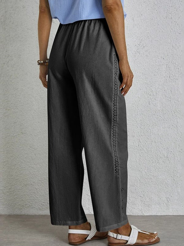 Shania - Lockere Knopf-Hosen