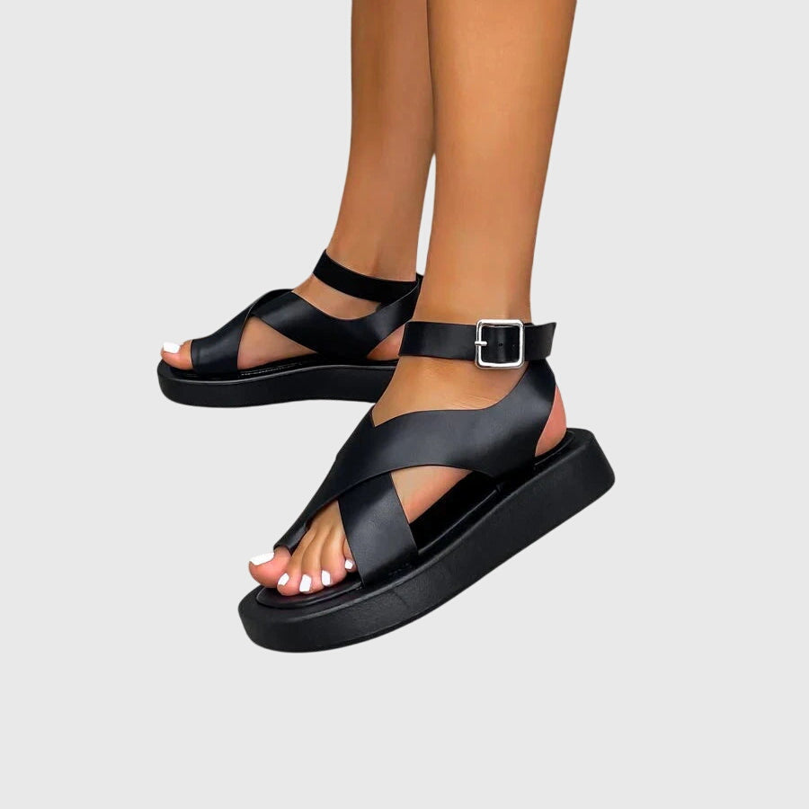 Bria - Dicke Plateausandalen