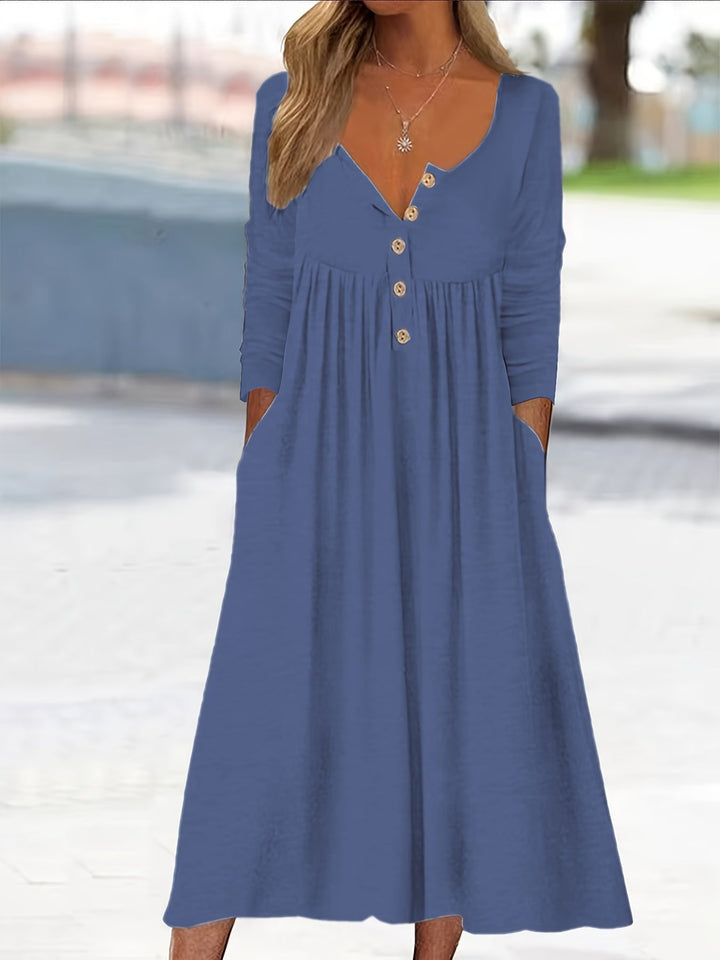 ZARA | MIDI-KLEID MIT KNÖPFEN VORNE
