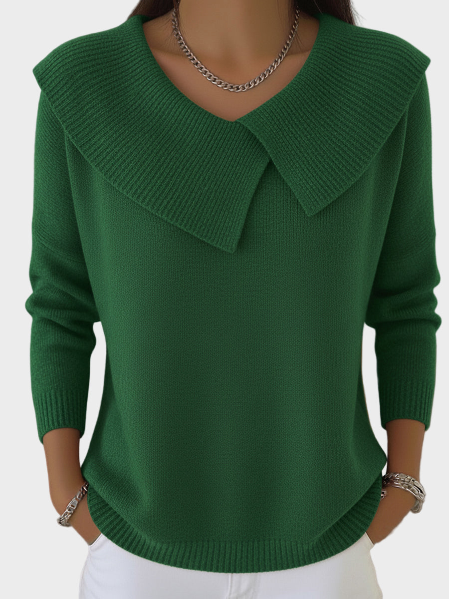 Lucia - Warmer Pullover mit weichem Kragen