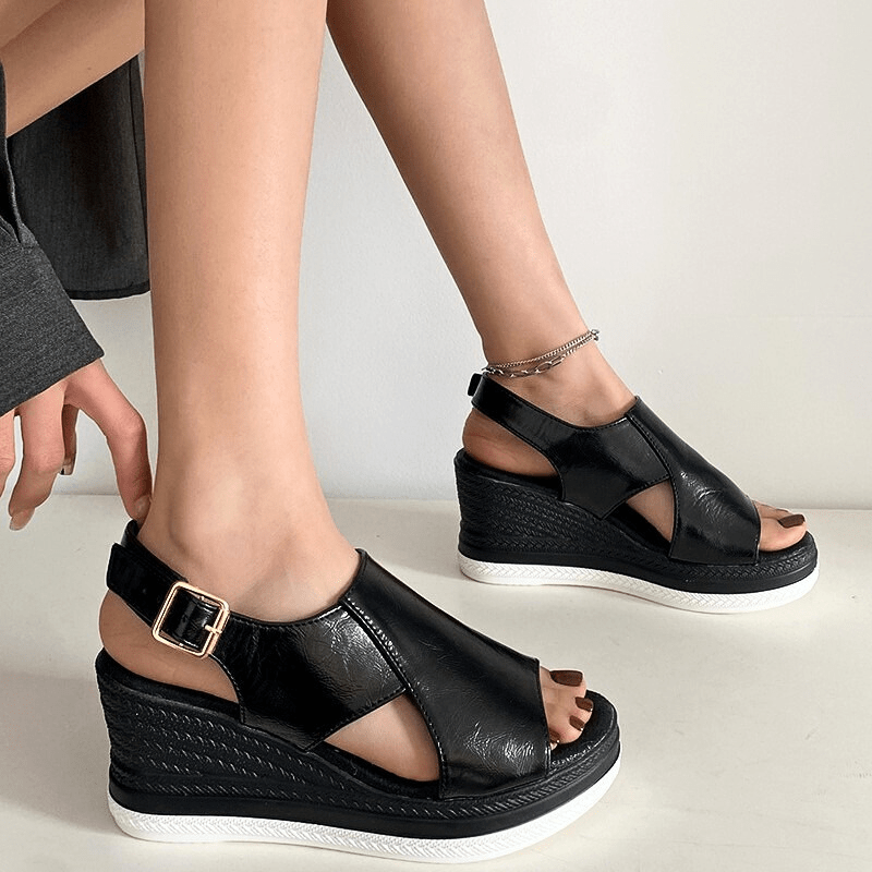 Baylie - Stilvolle Metall-Sandalen