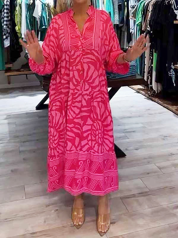 Carmilla - Lebendige Bedruckte Robe