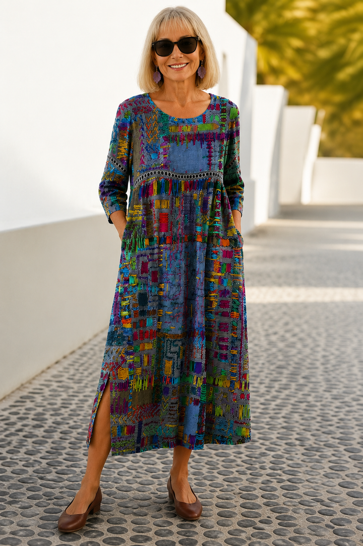 Eliana | Midikleid mit Druck