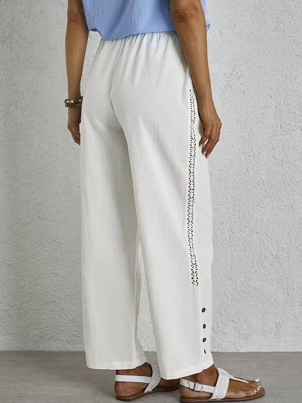 Shania - Lockere Knopf-Hosen