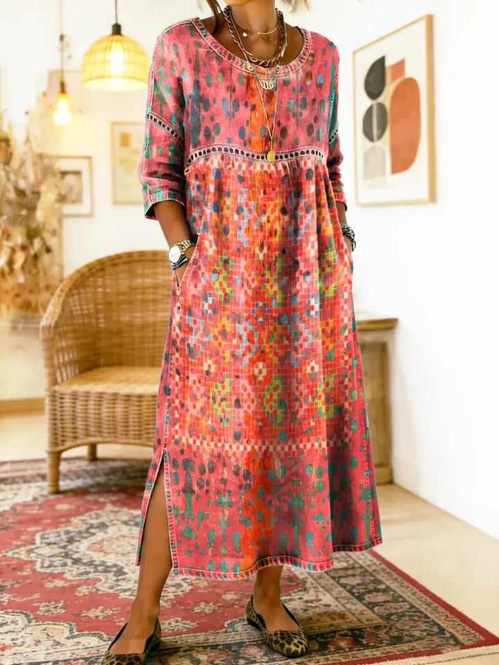 Gracie | Midikleid mit Print