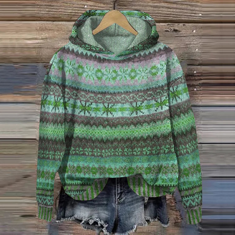 Gaby | Retro Ethnischer Hoodie