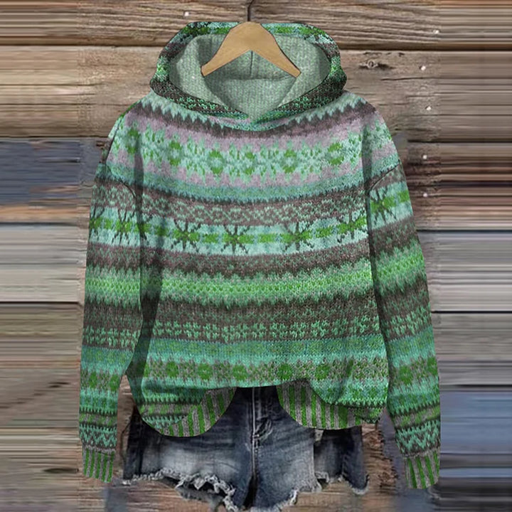 Gaby | Retro Ethnischer Hoodie