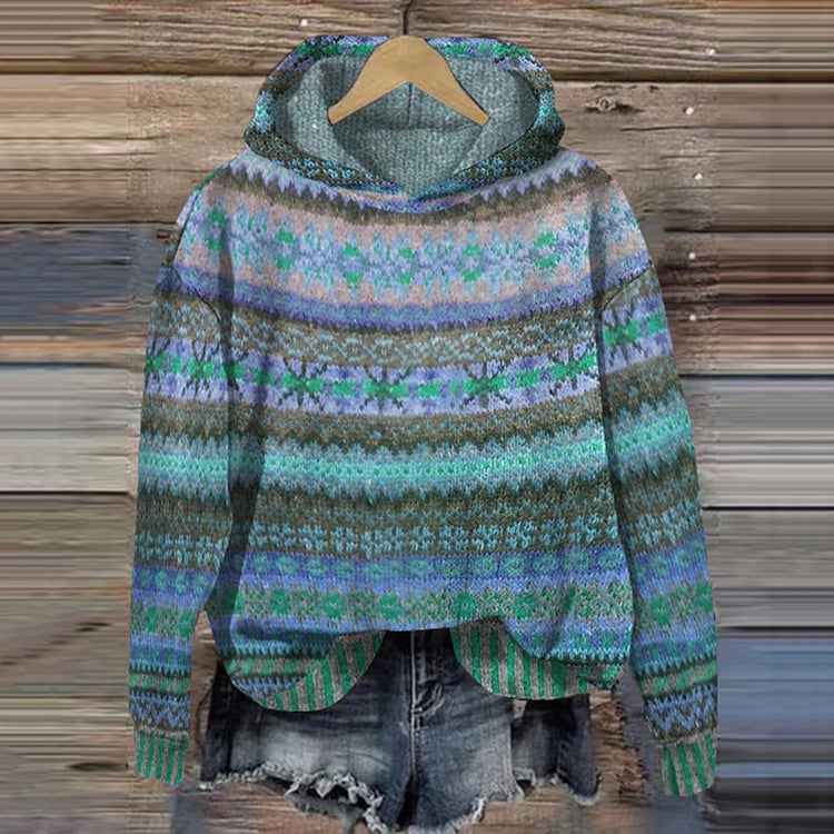 Gaby | Retro Ethnischer Hoodie