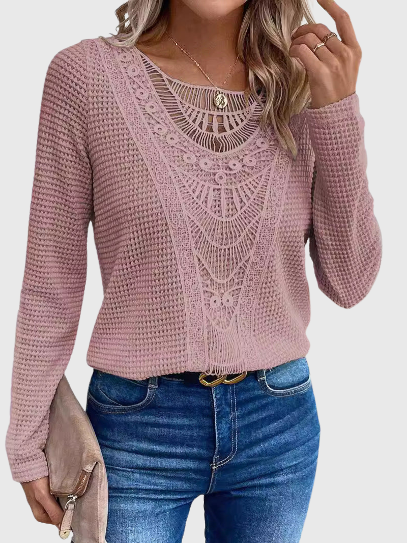 Amelie - Bluse Bohème Élégante