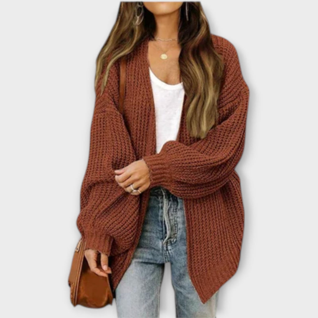 Leppa - Lässiger schwarzer Cardigan