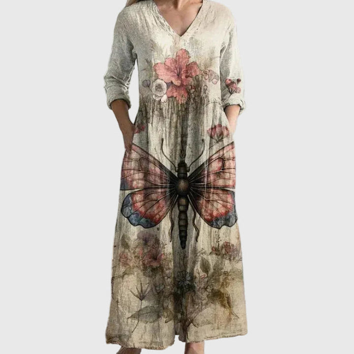 Säule | Maxikleid Eleganter Elan