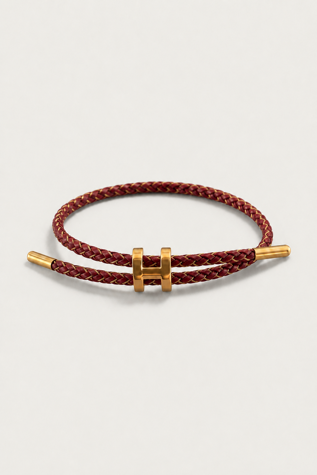 Aurea Armband Burgunder/Gold